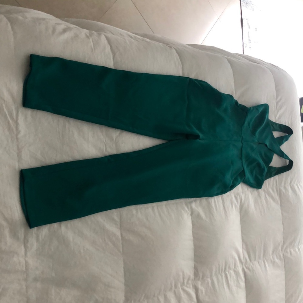 BCBG Green Jumpsuit Size 6